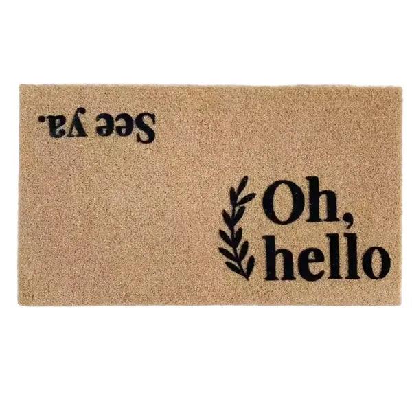 Hello Home Coir Doormat