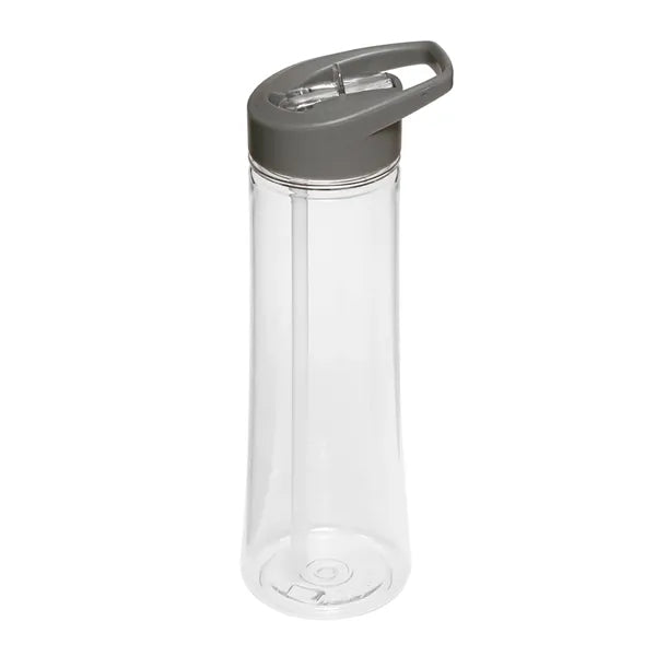 Flip Top Plastic Water Bottle with Spout, 22 oz.