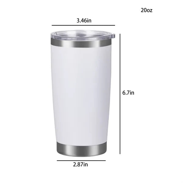 20 Oz Stainless Steel Coffee Cup