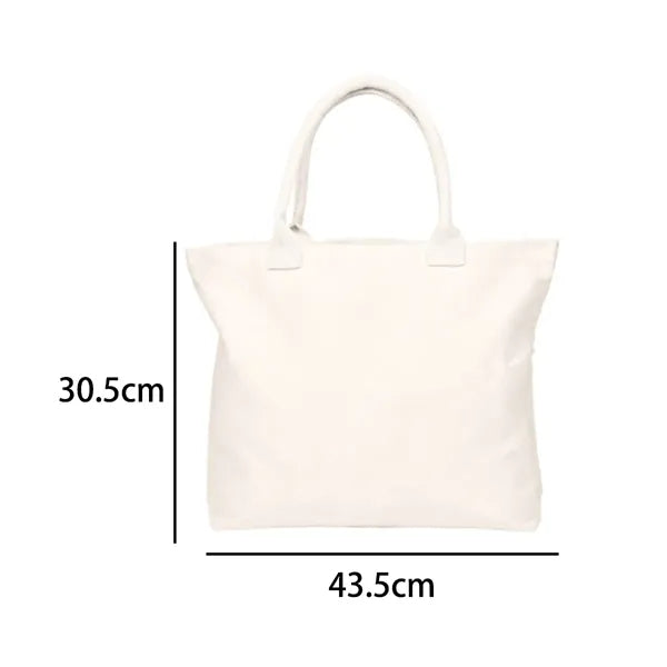 Heavy Cotton Canvas Tote Bag with Reinforced Handles