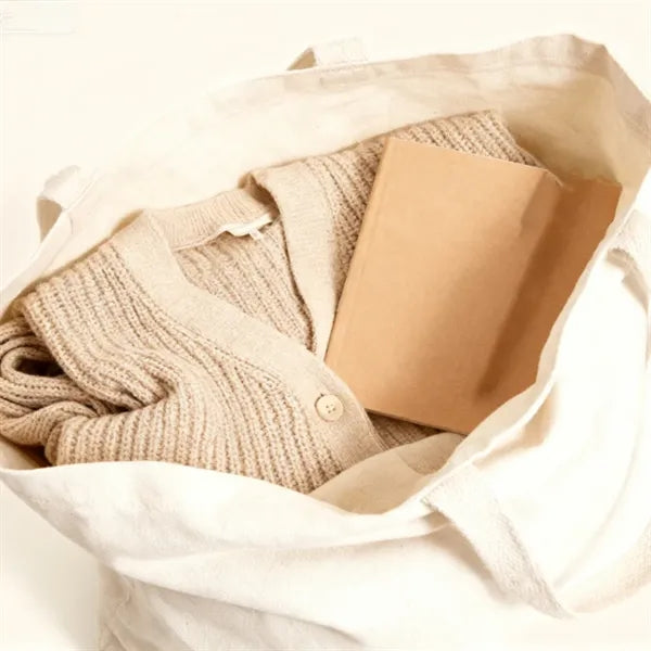 Heavy Cotton Canvas Tote Bag with Reinforced Handles