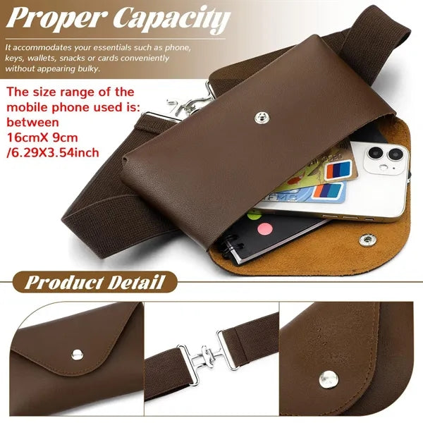 Equestrian Belt Elastic Fit Waist Bag