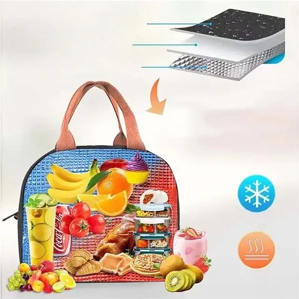 Large Capacity Outdoor Handheld Insulated Bag