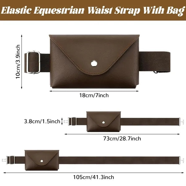 Equestrian Belt Elastic Fit Waist Bag