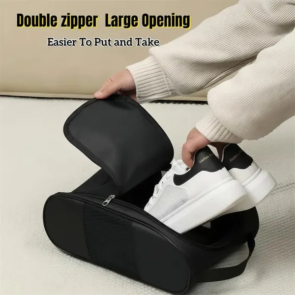 Golf Shoe Travel Bag Ventilated Sports Footwear Carrier