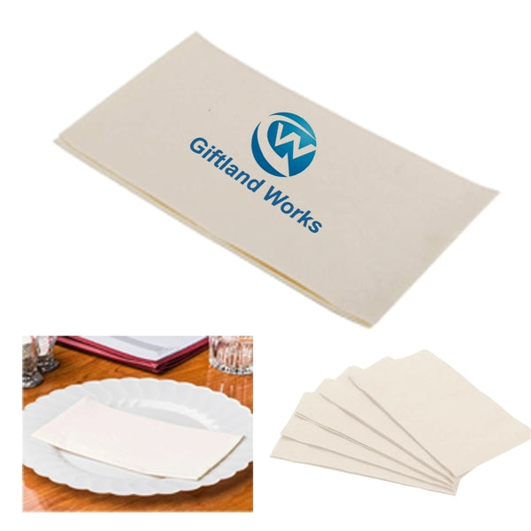 4"x 8" Custom Dinner Napkin-Ivory