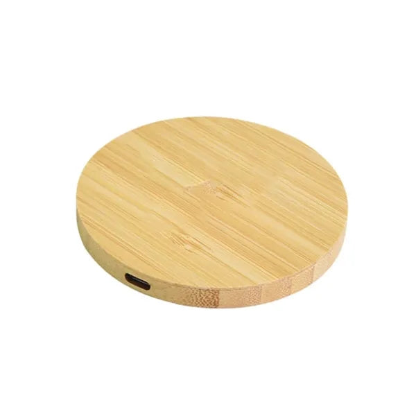 15W Creative Bamboo Backlit LED Wireless Fast Charger