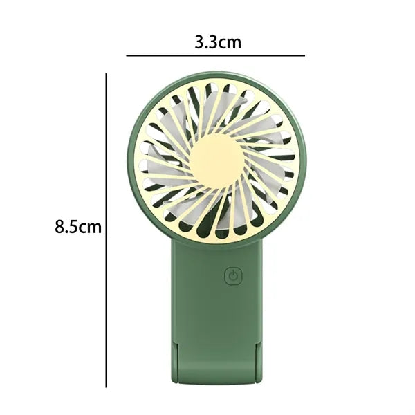 USB Rechargeable Foldable Desktop Portable Handheld Fan