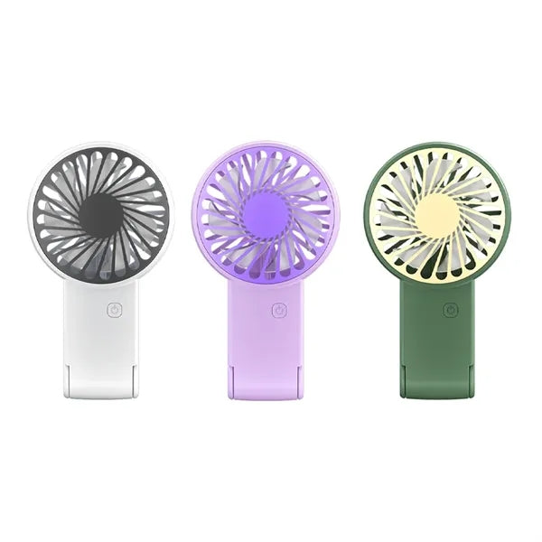 USB Rechargeable Foldable Desktop Portable Handheld Fan