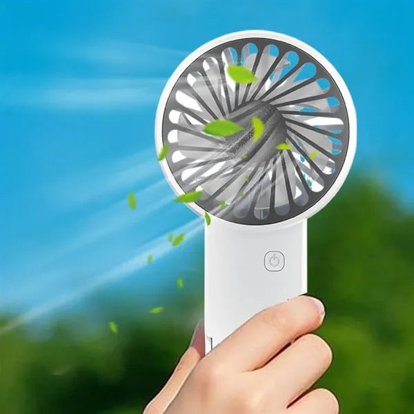 USB Rechargeable Foldable Desktop Portable Handheld Fan