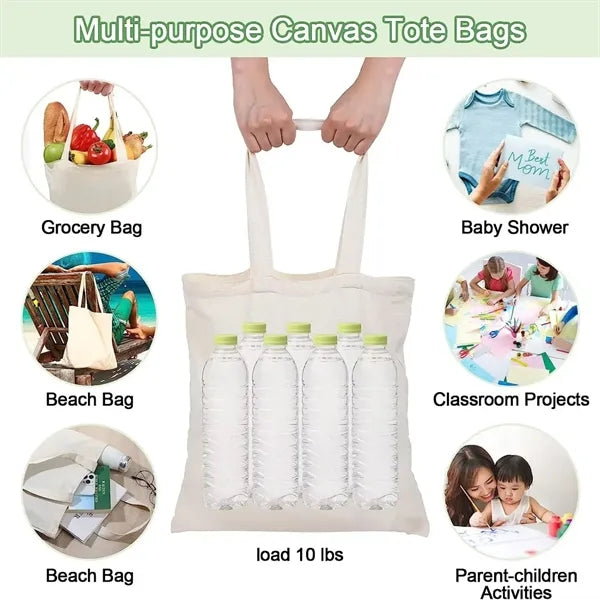 Cotton Sheeting Natural Economy Tote