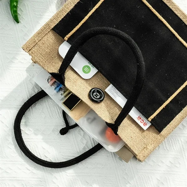 Natural Jute Tote Bag