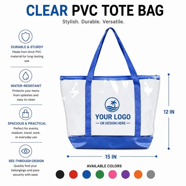 Clear Beach Tote