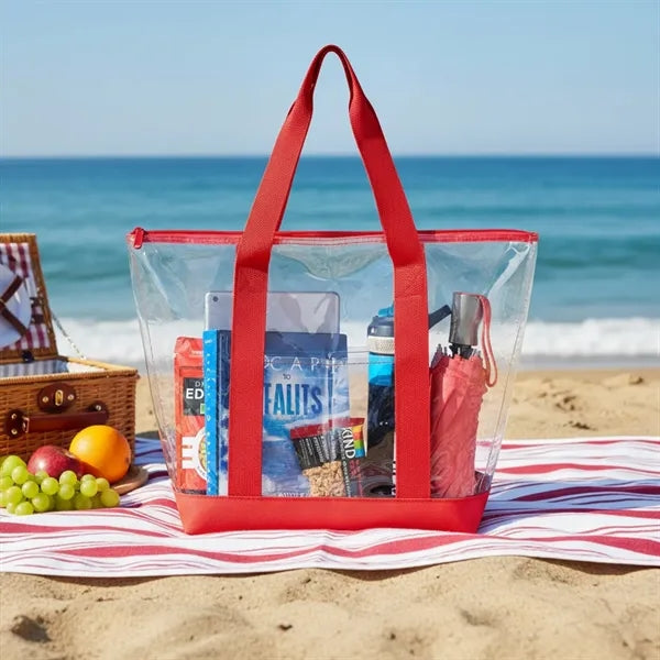 Clear Beach Tote