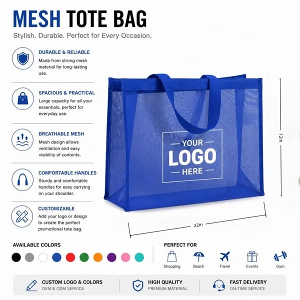 Mesh Shopping Tote