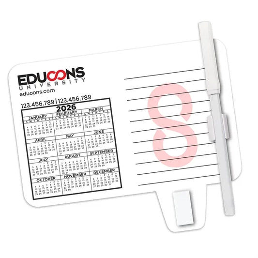 Magnetic Calendar - Memo Board with Erase Pen & Clip