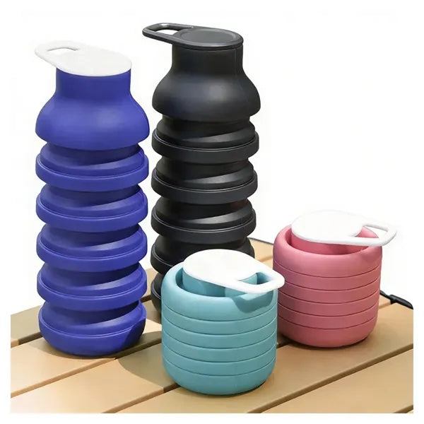 20 OZ. Portable Collapsible Silicone Sport Water Bottle