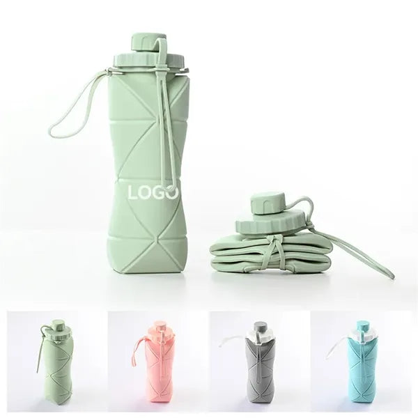 Collapsible Silicone Water Bottle, Portable Travel Cup