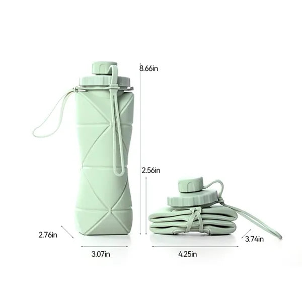 Collapsible Silicone Water Bottle, Portable Travel Cup