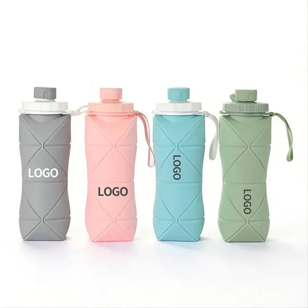 Collapsible Silicone Water Bottle, Portable Travel Cup