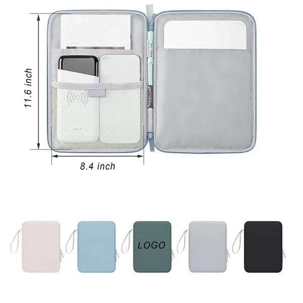 Multi-Pocket Tablet Organizer Sleeve