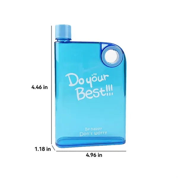 Slim Plastic Water Bottle W/Handle