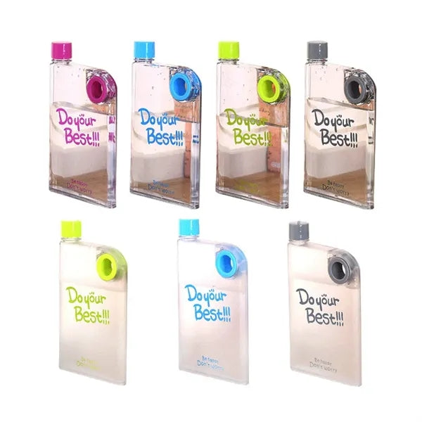 Slim Plastic Water Bottle W/Handle