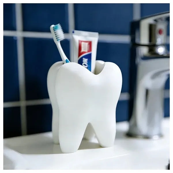 3D Printed Tooth-Shaped Pen & Toothbrush Holder