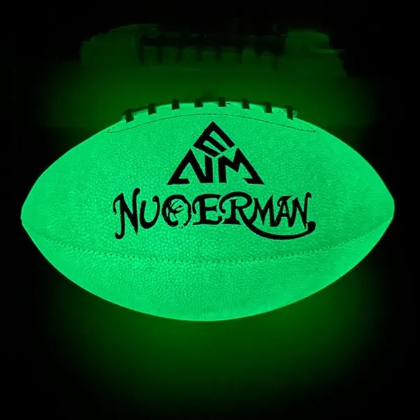 Glow-in-the-Dark PU American Football, Official Size 9