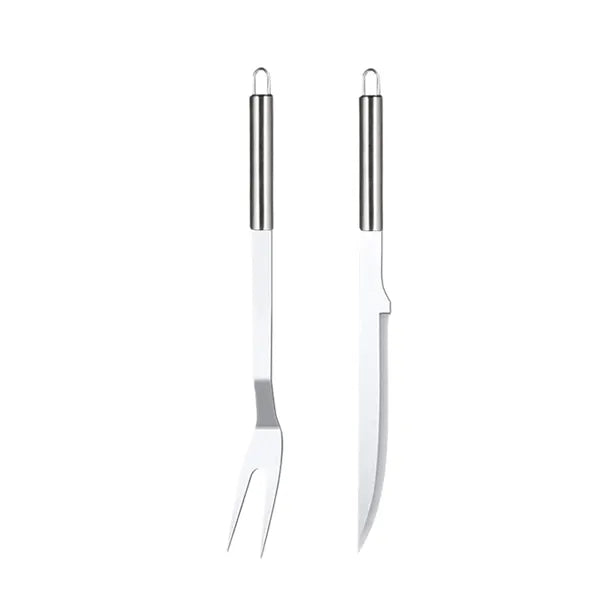 Stainless Steel BBQ Fork Knife Set