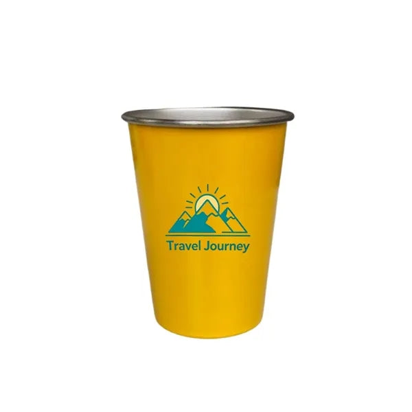 Logo 304 Stainless Steel Beer Cup Stackable