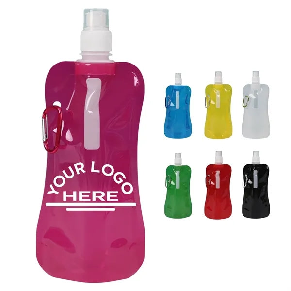 16oz Foldable PE Water Bottle