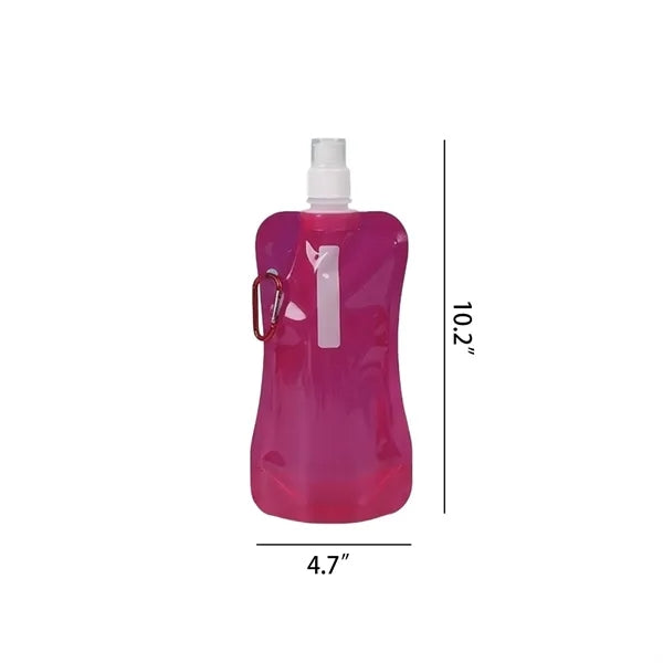 16oz Foldable PE Water Bottle