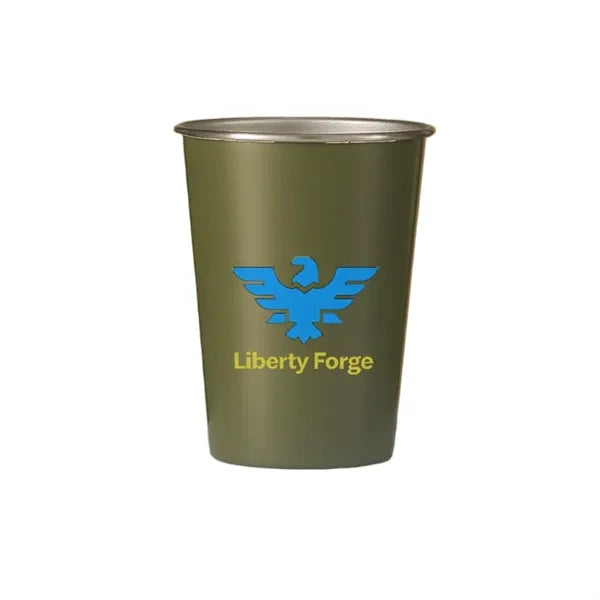 Logo 304 Stainless Steel Beer Cup Stackable