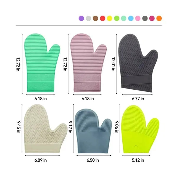 Non Slip Heat Resistant Silicone Oven Mitts