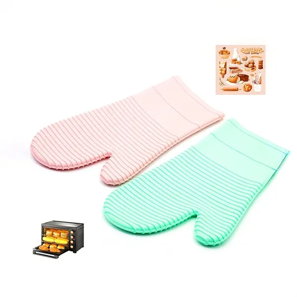 Non Slip Heat Resistant Silicone Oven Mitts