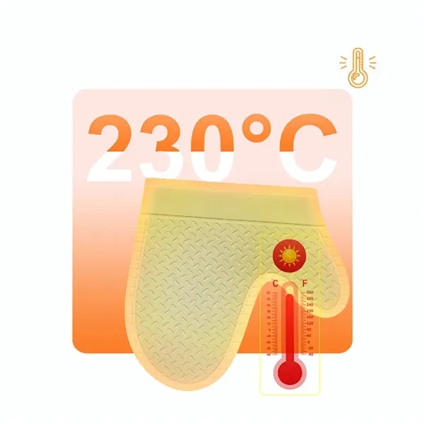Non Slip Heat Resistant Silicone Oven Mitts