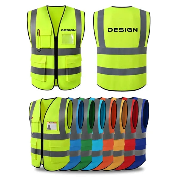 High Visibility Polyester Safety Vest