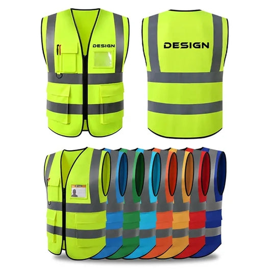 High Visibility Polyester Safety Vest