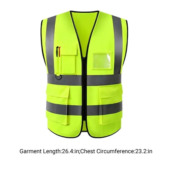 High Visibility Polyester Safety Vest