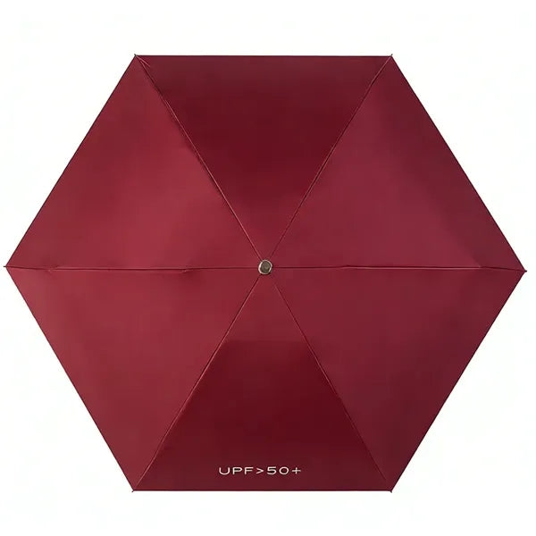 Compact Folding Windproof Umbrella with Protective Pouch