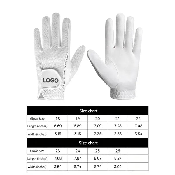 High Elastic NonSlip WearResistant Custom Golf Gloves Unisex