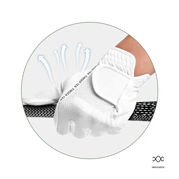High Elastic NonSlip WearResistant Custom Golf Gloves Unisex