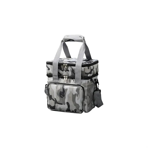 Camouflage Double Layer Insulated Lunch Cooler
