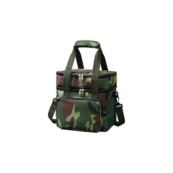 Camouflage Double Layer Insulated Lunch Cooler