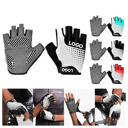 New 4D Silicone Anti-Slip Half-Finger Outdoor Cycling Gloves