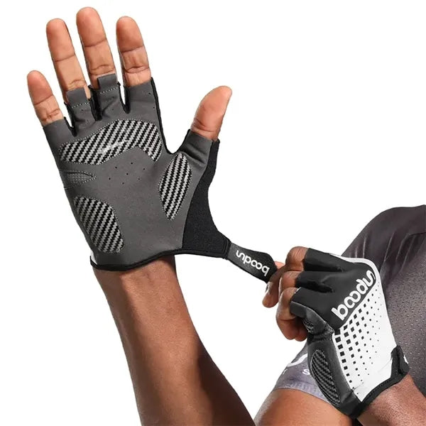 New 4D Silicone Anti-Slip Half-Finger Outdoor Cycling Gloves