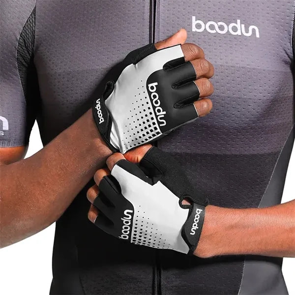 New 4D Silicone Anti-Slip Half-Finger Outdoor Cycling Gloves