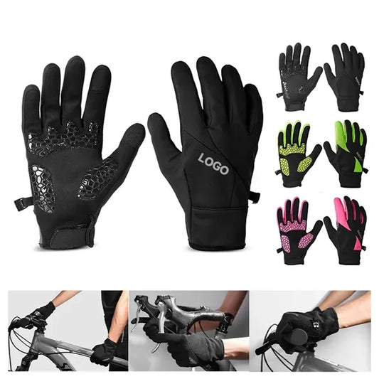Winter Warm Full Finger Gloves Windproof Touchscreen Cycling