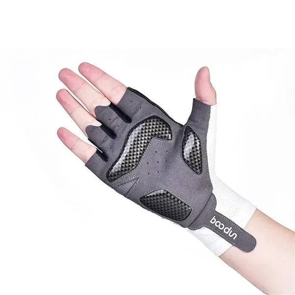 Kids Half Finger Cycling Gloves Silicone Pad Breathable